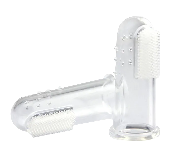 haakaa-silikon-fingerzahnb-rste-2er-pack-sanfte-mundpflege-f-r-babys image 1