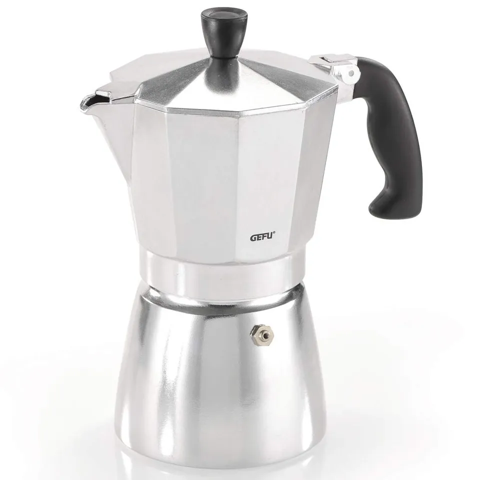 gefu-lucino-espressokocher-f-r-3-tassen-klassischer-aluminium-kocher-f-r-gas-ele image 1