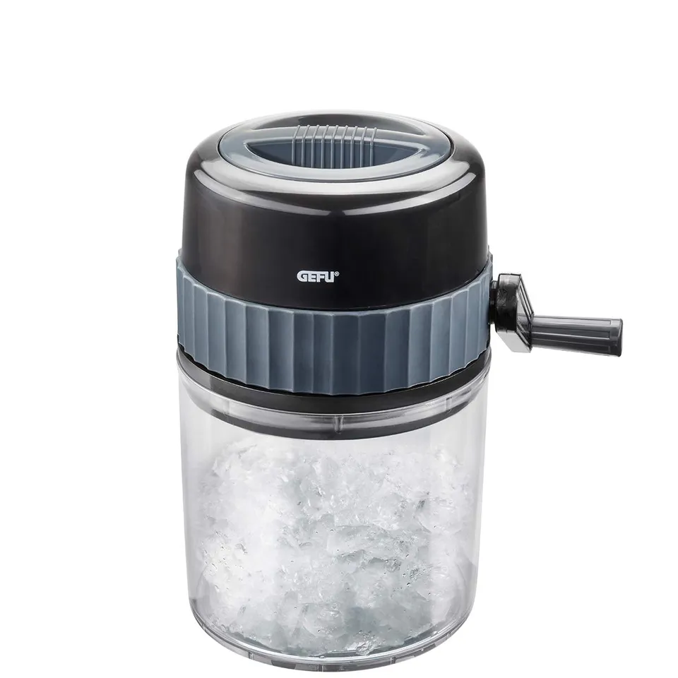 gefu-ice-crusher-slush-manueller-eiszerkleinerer-mit-edelstahlklingen-f-r-cockta image 1