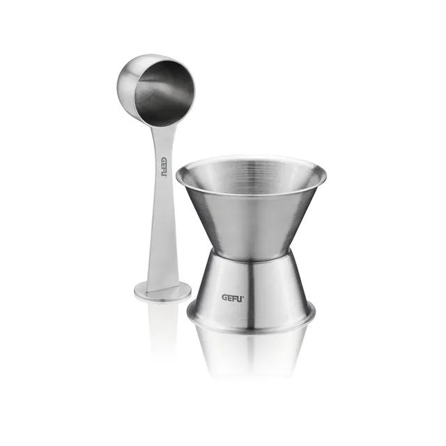gefu-conscio-trichter-und-kaffeema-set-mit-tamper-edelstahl-umweltfreundlich image 1
