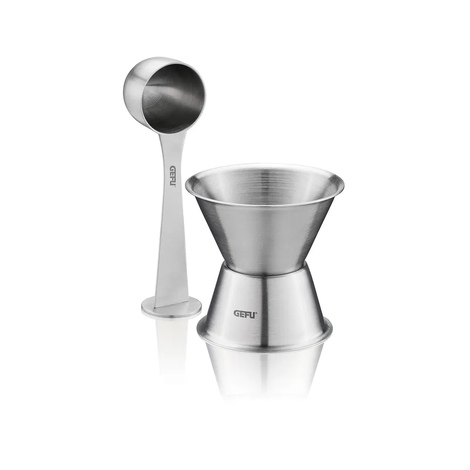 gefu-conscio-trichter-und-kaffeema-set-mit-tamper-edelstahl-umweltfreundlich image 1