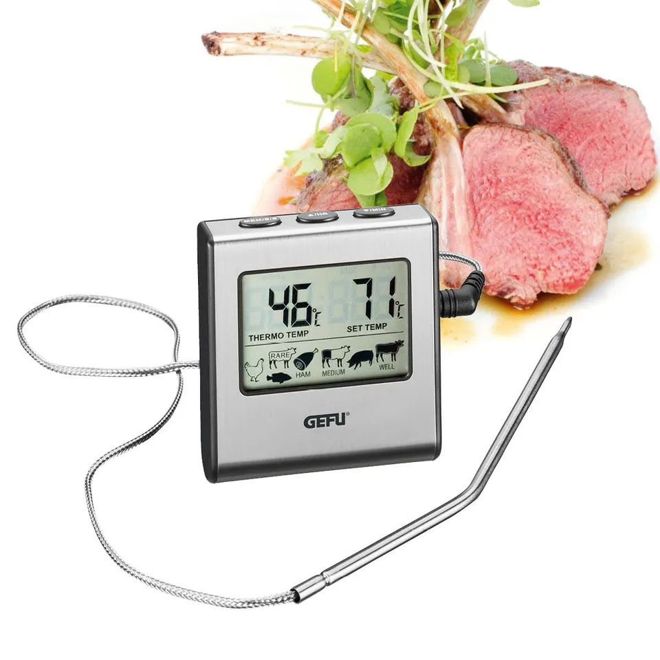 gefu-tempere-digitales-fleischthermometer-mit-timer-alarm-bis-250-c image 1