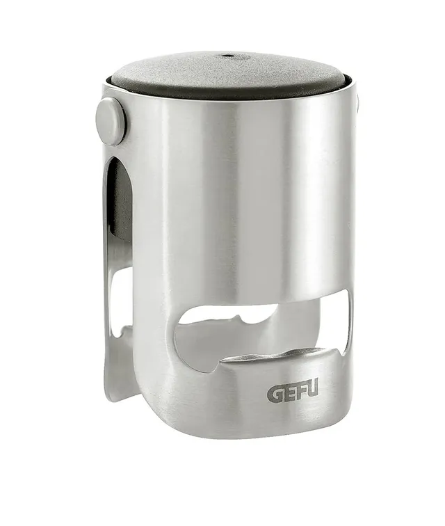 gefu-sparky-sektflaschenverschluss-aus-edelstahl-luftdicht-f-r-sekt-prosecco-cha image 1