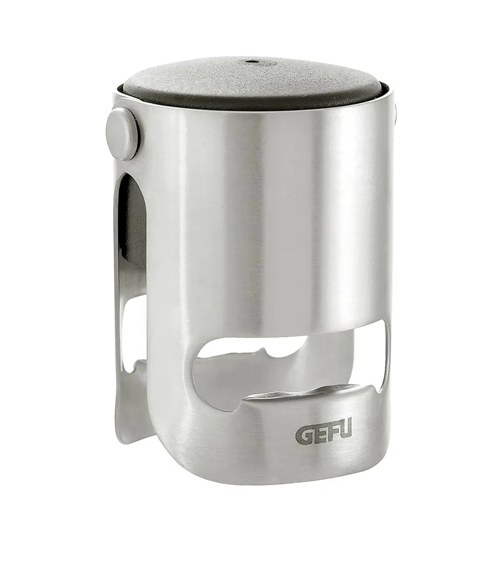 gefu-sparky-sektflaschenverschluss-aus-edelstahl-luftdicht-f-r-sekt-prosecco-cha image 1