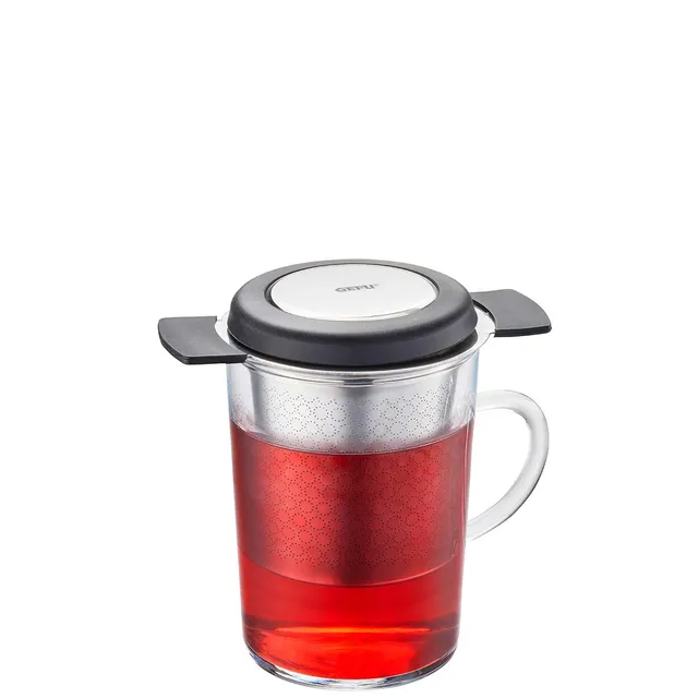gefu-teefilter-savoro-dauerfilter-f-r-losen-tee-mit-deckel-tropfschale-edelstahl image 1