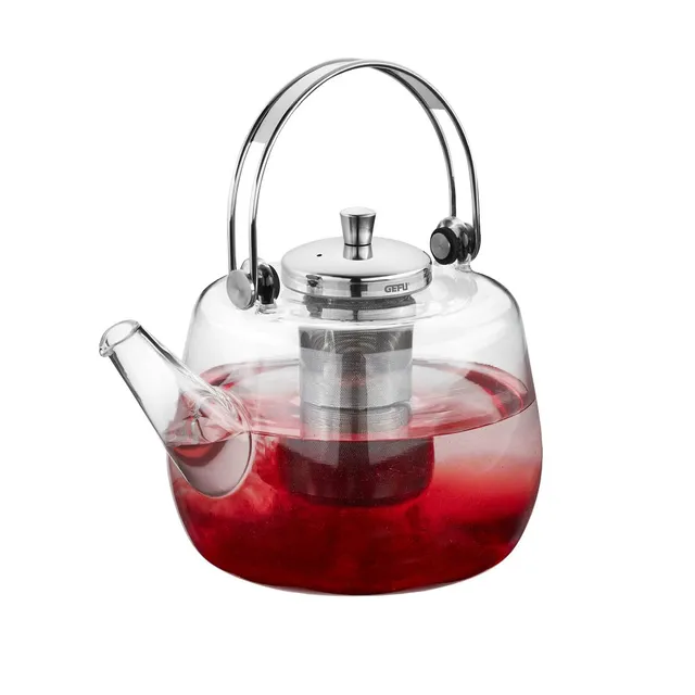gefu-teekanne-infusa-1000-ml-glasteekanne-mit-edelstahlfilter-hitzebest-ndig-sp- image 1
