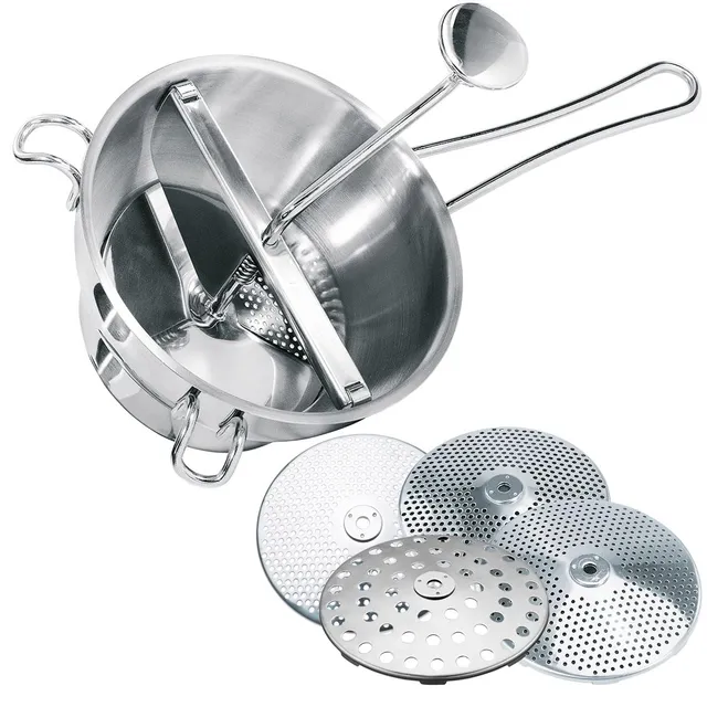 gefu-flotte-lotte-bundle-set-passierm-hle-aus-edelstahl-mit-4-lochscheiben-1-2-3 image 1