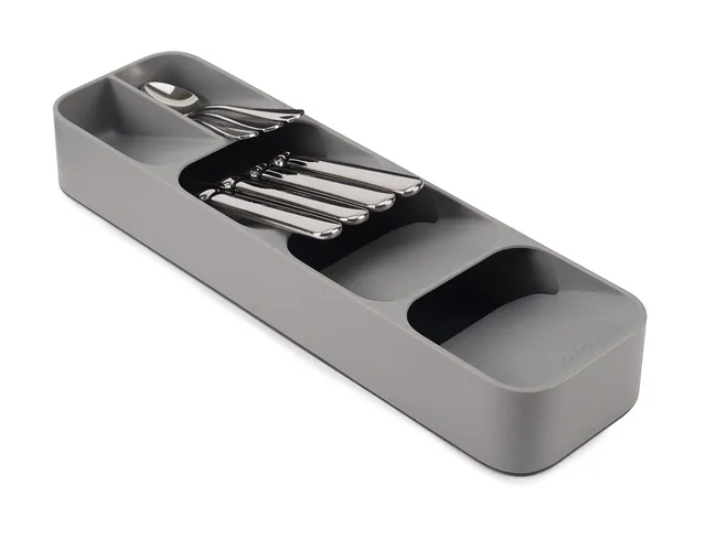 joseph-joseph-drawer-store-besteckkasten-grau-kompakt-stapelbar-passend-f-r-schu image 1