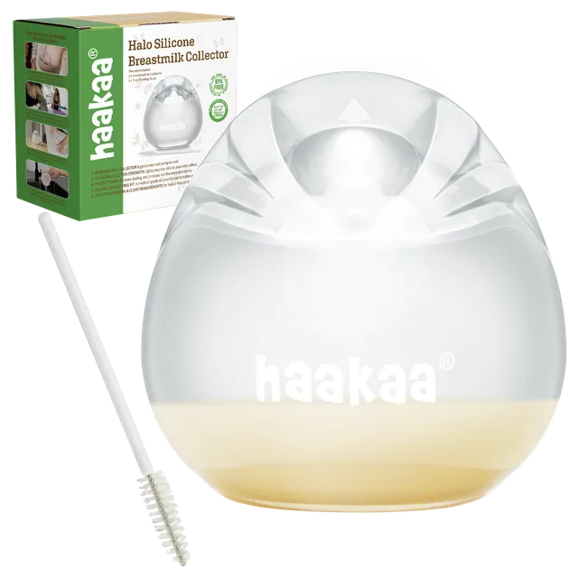haakaa-halo-silikon-brustmilchkollektor-90-ml-passiver-auffangbecher-und-sanfte- image 1