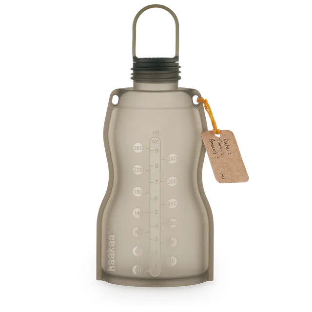 haakaa-silikon-milchaufbewahrungsbeutel-260ml-wiederverwendbar image 1