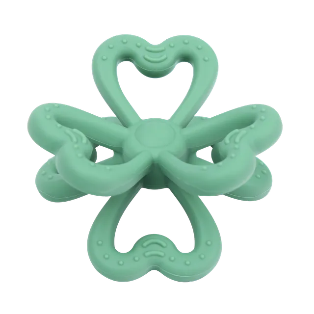 haakaa-silikon-klee-bei-ring-6-blatt-design-k-hlbar-100-lebensmittel-silikon image 1