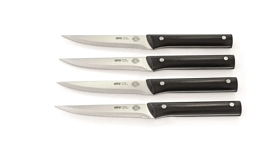 gefu-steakmesser-bbq-4er-set-edelstahl-wellenschliffklingen-ergonomisch-sp-lmasc image 1