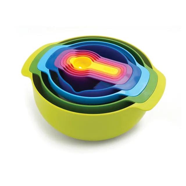 joseph-joseph-nest-9-plus-9-teiliges-platzsparendes-lebensmittelzubereitungsset- image 1