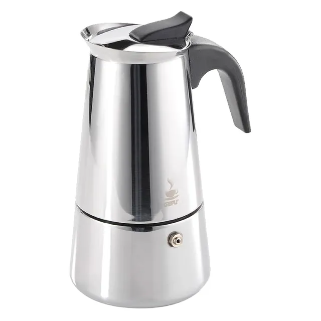 gefu-espressokocher-emilio-f-r-4-tassen-edelstahl-mokkakanne-f-r-alle-herdarten image 1