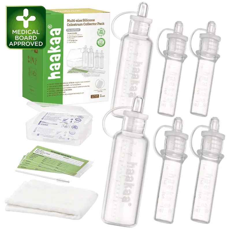 haakaa-silicone-colostrum-collector-set-vorsterilisiert-4-ml-kolostrumbeh-lter image 1