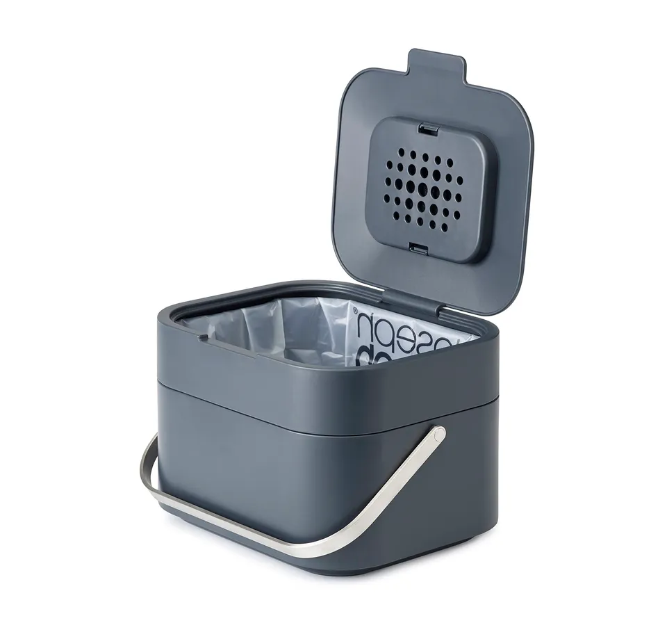 joseph-joseph-stack-4-komposteimer-k-che-4l-mit-geruchsfilter-graphit image 1