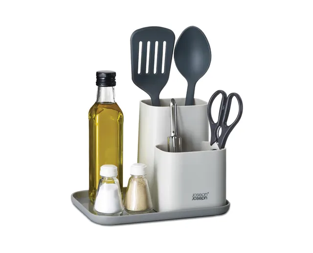 joseph-joseph-duo-k-chenarbeitsplatten-organizer-mit-abtropfschale-f-r-utensilie image 1