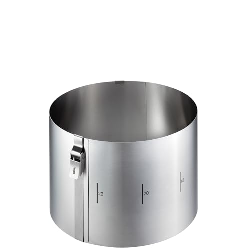 gefu-tortenring-tondo-clip-stufenlos-verstellbar-16-30-cm-h-15-cm-mit-patentiert image 8