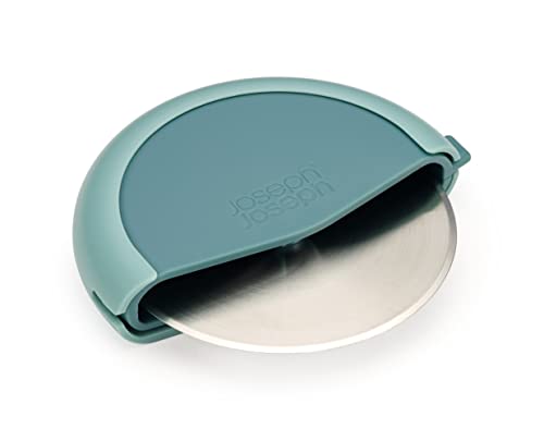 joseph-joseph-duo-pizzaschneider-mit-klingenschutz-kompaktes-schneiderad-teal image 8