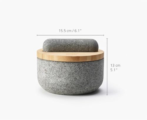 joseph-joseph-dash-granit-m-rser-und-st-el-15-5-cm-mit-bambusdeckel-schwerer-nat image 8