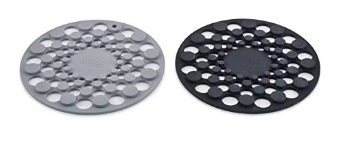 joseph-joseph-spot-on-2er-set-silikonuntersetzer-hitzebest-ndig-schwarz-grau image 8