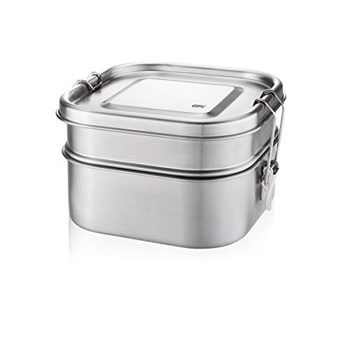 gefu-lunchbox-endure-doppelst-ckig-retro-design-2-etagen-sp-lmaschinengeeignet image 5