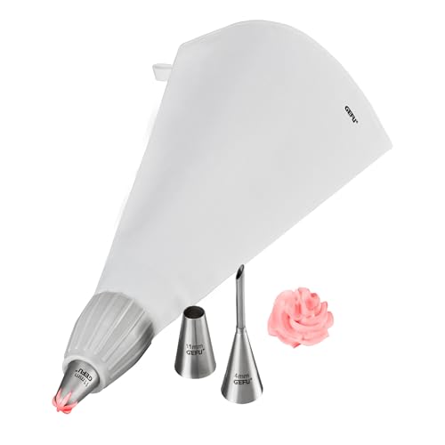 gefu-spritzbeutel-set-decore-5-tlg-mit-baumwollbeutel-adapter-und-3-edelstahlt-l image 8