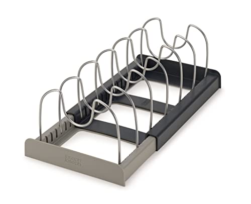 joseph-joseph-erweiterbarer-organizer-f-r-6-deckel-oder-pfannen-grau-verstellbar image 7