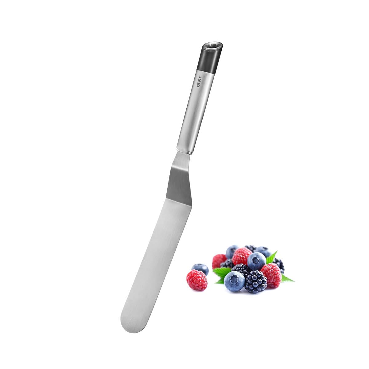 gefu-primeline-winkelpalette-15-cm-edelstahl-backhelfer-mit-ergonomischem-griff- image 1
