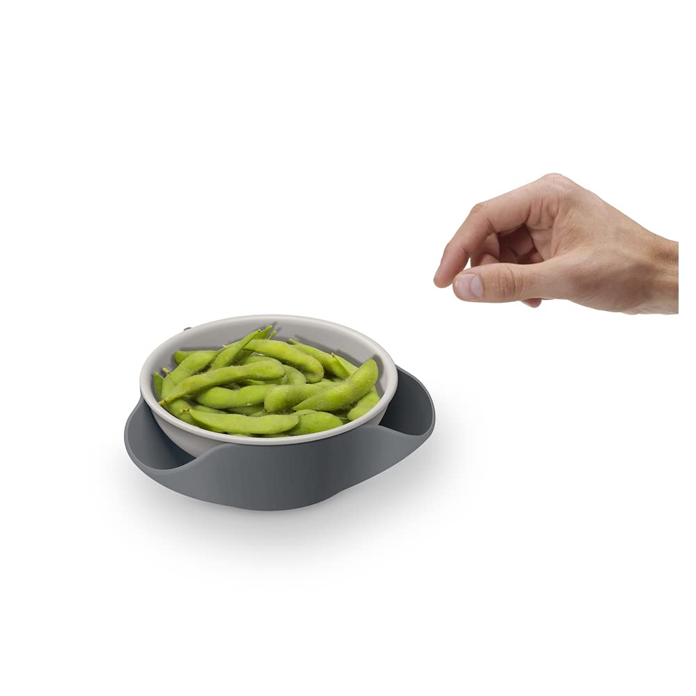joseph-joseph-double-dish-servierschale-f-r-oliven-n-sse-grau-pistazie image 6
