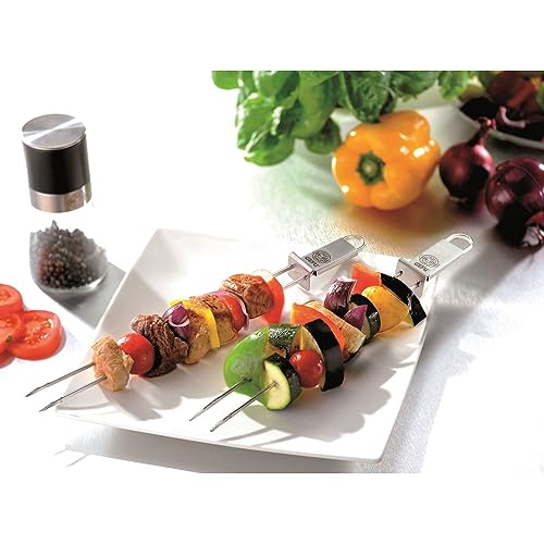 gefu-twinco-schaschlik-spie-e-2er-set-32-cm-edelstahl-doppelspie-e-mit-abschiebe image 7