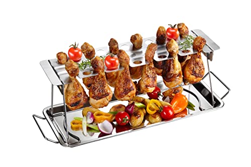 gefu-h-hnchenkeulen-halter-bbq-edelstahlgestell-f-r-12-keulen-oder-wings-faltbar image 4