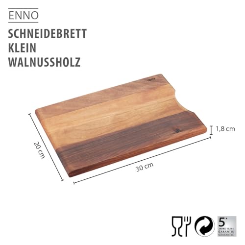 gefu-enno-schneidebrett-aus-walnussholz-30-x-20-cm-klingenschonend-beidseitig-nu image 7