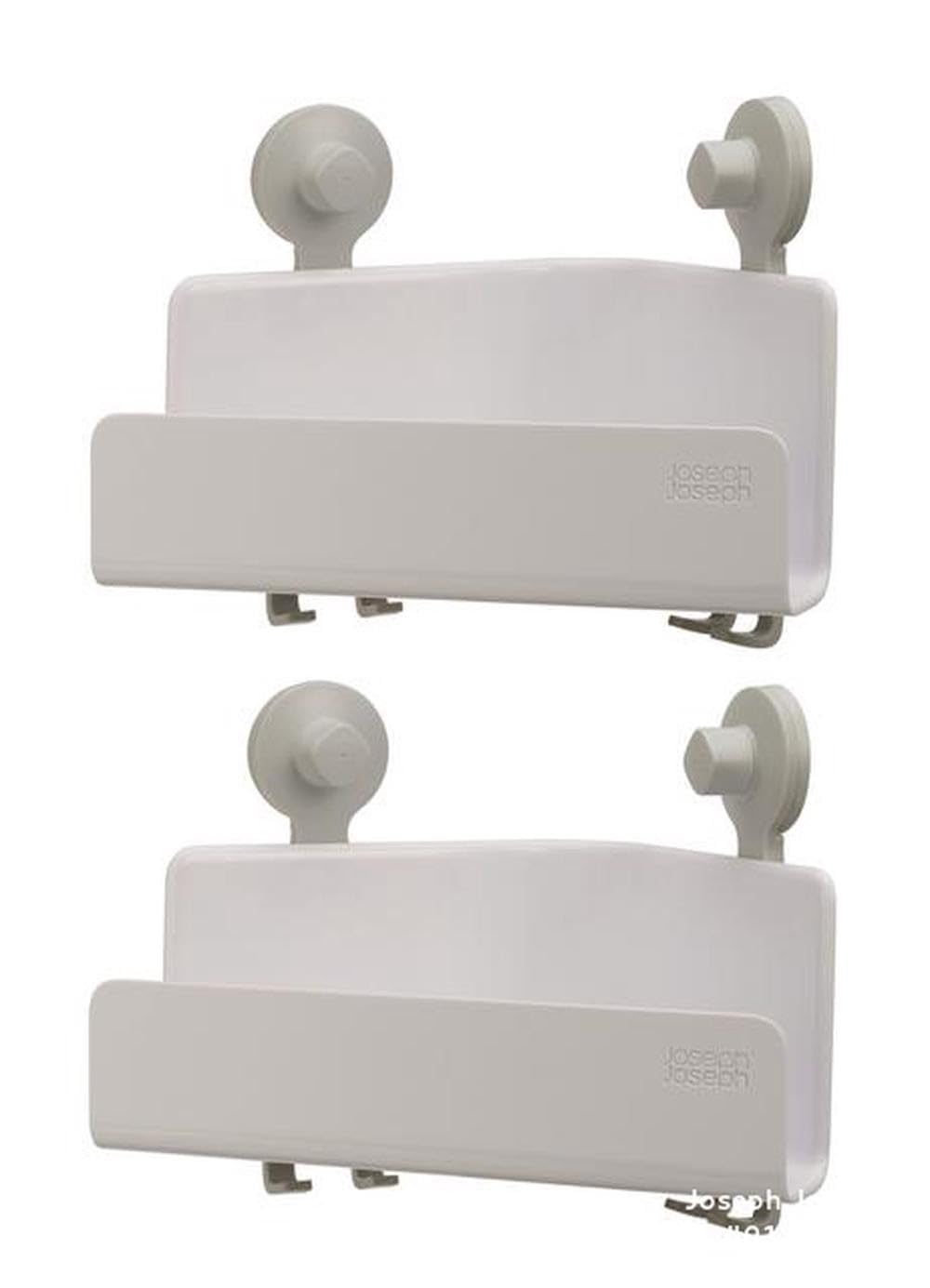 joseph-joseph-easystore-self-draining-corner-shower-caddy-2er-set-wei image 1