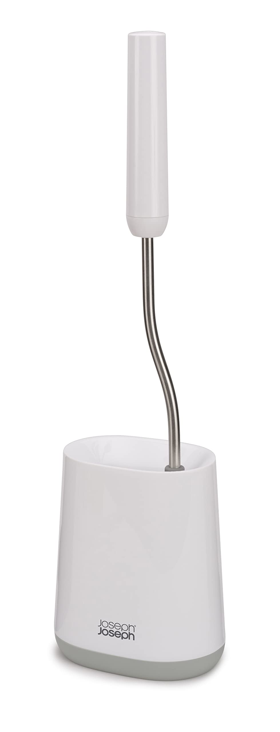 joseph-joseph-flex-lite-silikon-toilettenb-rste-mit-halter-grau-wei image 2