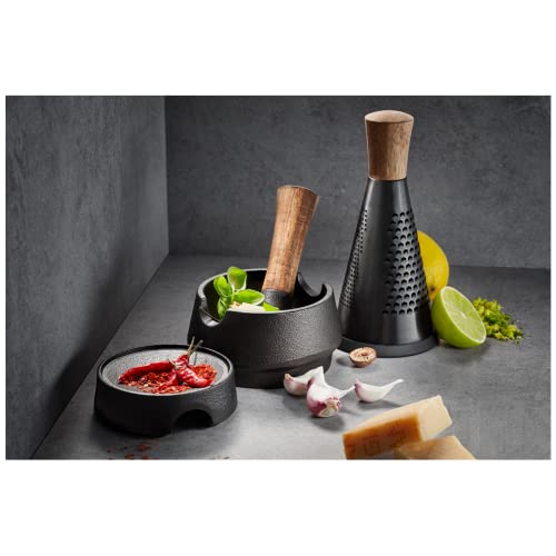 gefu-spicetower-x-plosion-gusseisen-set-mit-turmreibe-fein-grob-deckel-als-schal image 8