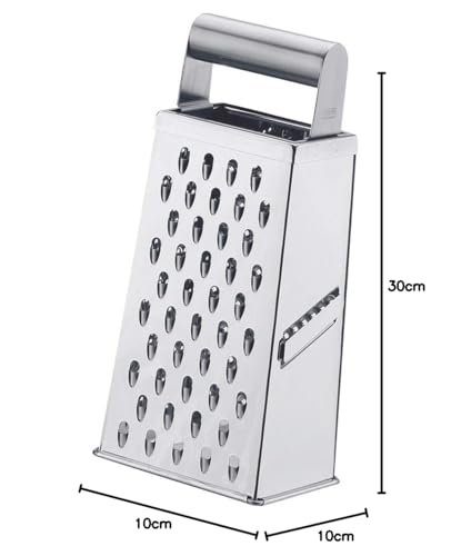 gefu-vierkantreibe-cubo-edelstahl-k-chenreibe-mit-fein-grob-kartoffel-und-scheib image 4