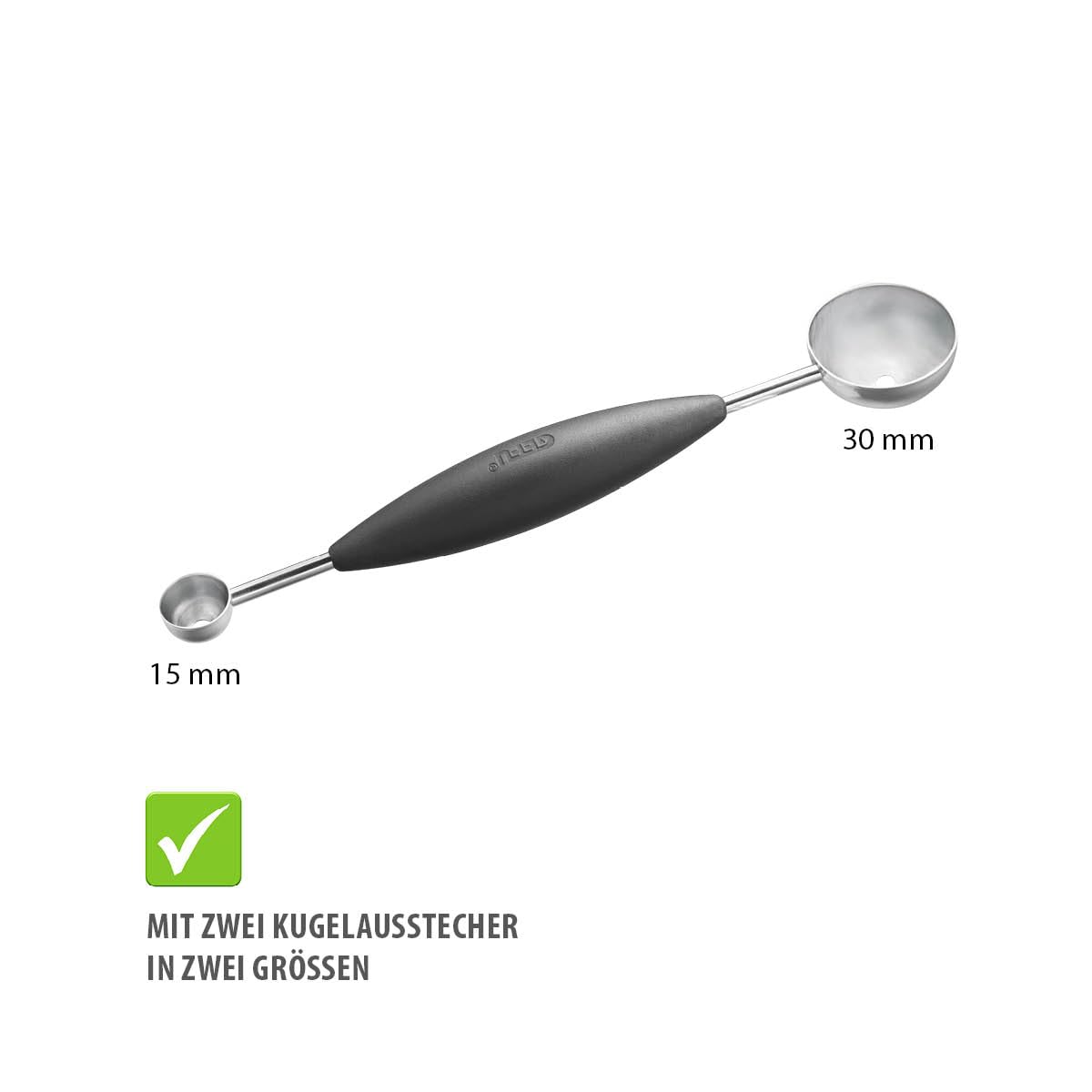 gefu-kugelausstecher-bolino-doppel-ausstecher-15-30-mm-edelstahl-mit-ergonomisch image 6