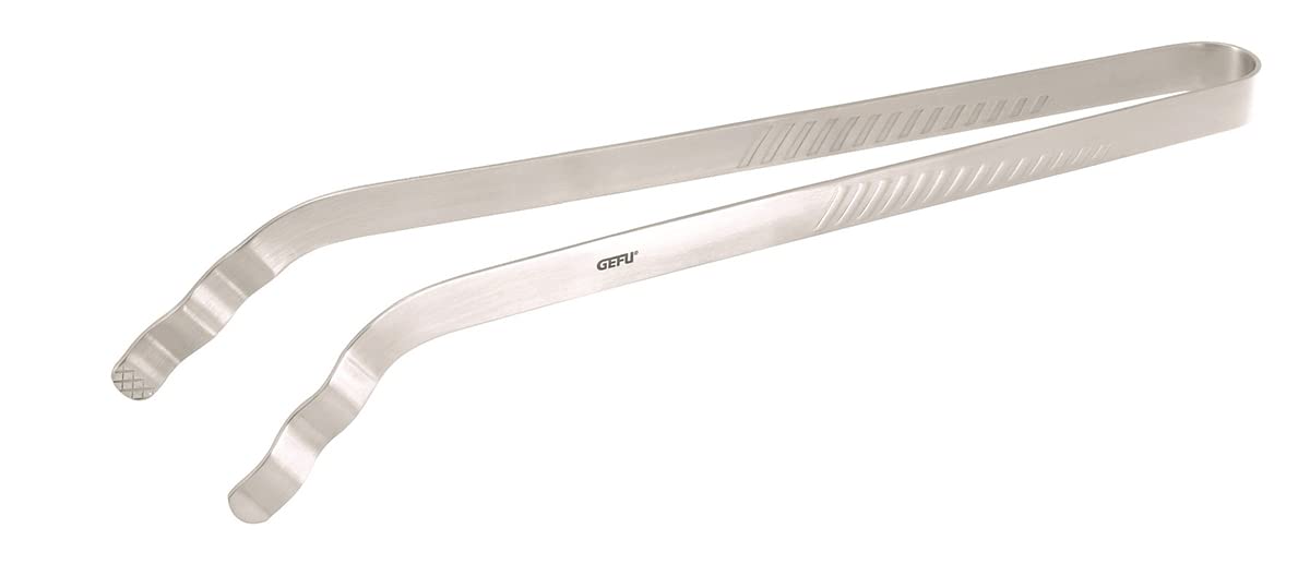 gefu-onda-grillzange-35-cm-wellenf-rmige-enden-f-r-sicheren-halt-edelstahl-sp-lm image 1