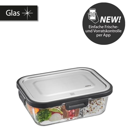 gefu-milo-frischhaltedose-klein-aus-borosilikatglas-smarte-lunchbox-mit-app-vorr image 7