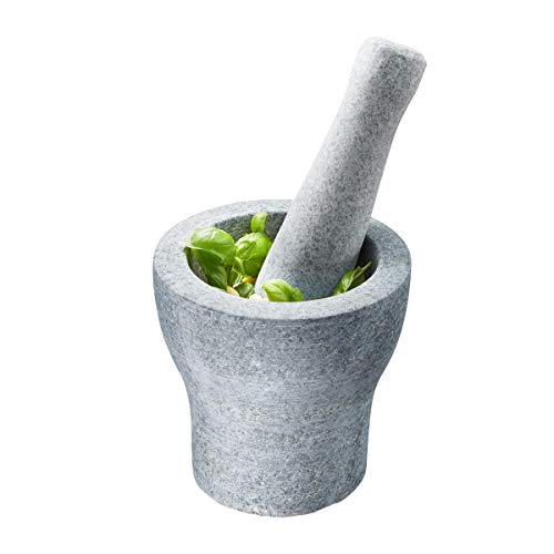 gefu-granit-m-rser-vesto-massiver-m-rser-mit-st-el-aus-naturgranit-f-r-kr-uter-g image 2
