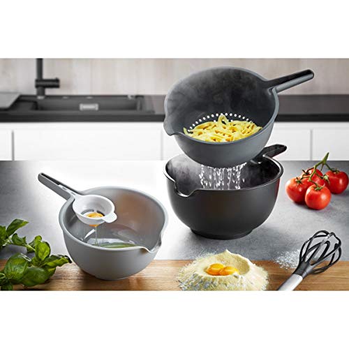 gefu-preparo-sch-ssel-set-4-teilig-mit-seiher-und-eitrenner-stapelbar-hitzebest- image 4