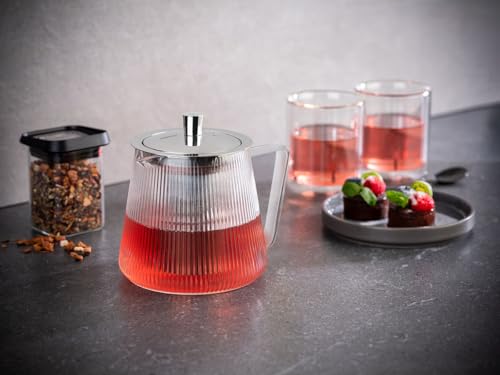 gefu-infusa-teekanne-800-ml-glaskanne-mit-edelstahlfilter-f-r-losen-tee image 5
