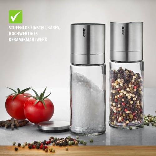 gefu-lamola-salz-und-pfefferm-hle-2er-set-edelstahl-glas-mit-keramikmahlwerk image 8