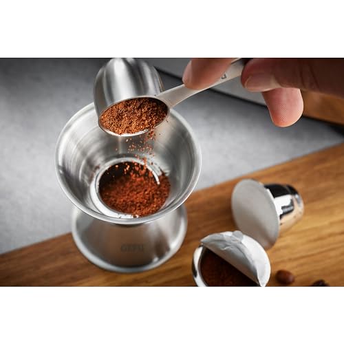 gefu-conscio-trichter-und-kaffeema-set-mit-tamper-edelstahl-umweltfreundlich image 5
