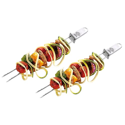 gefu-twinco-schaschlik-spie-e-2er-set-32-cm-edelstahl-doppelspie-e-mit-abschiebe image 6