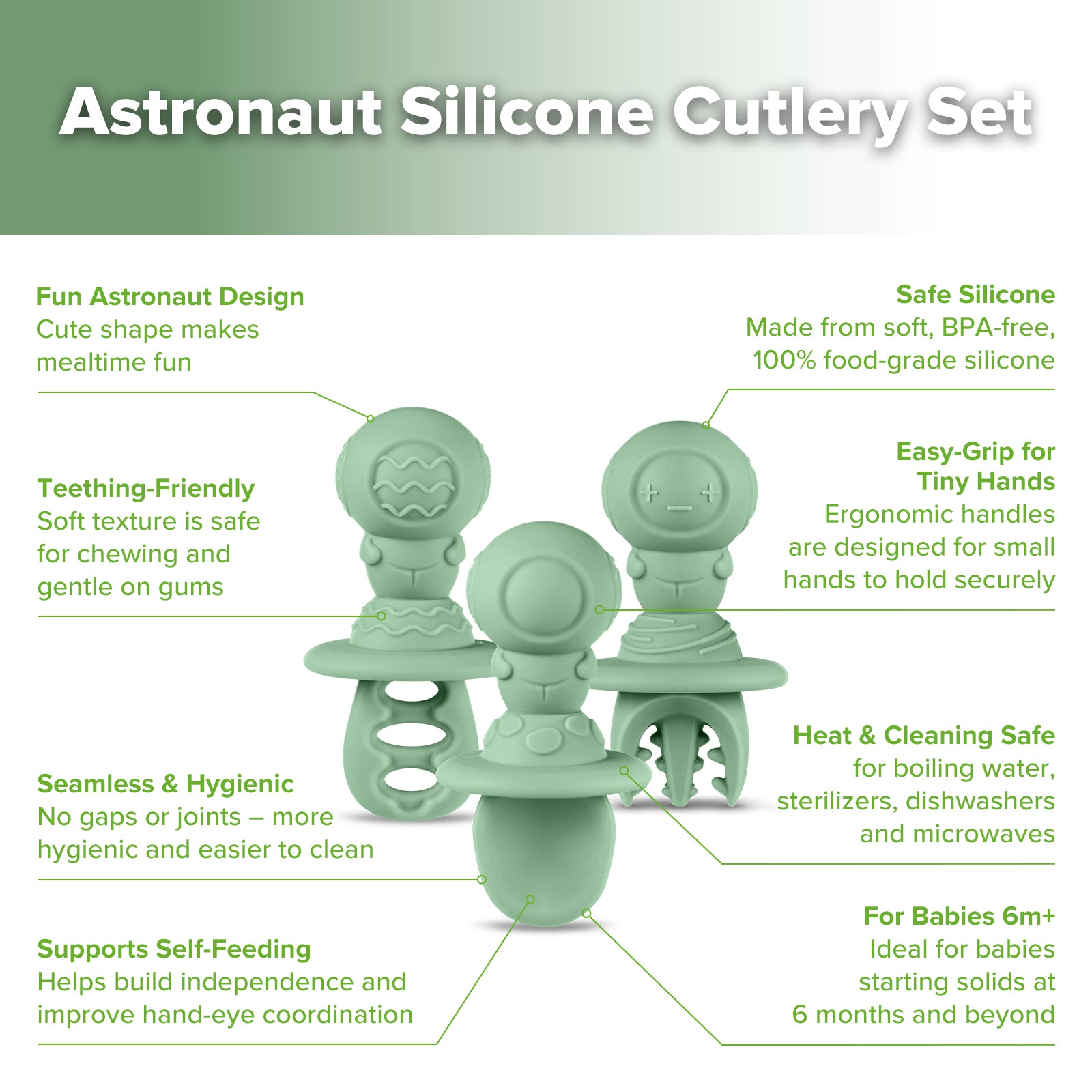 haakaa-astronaut-beginner-silicone-cutlery-set-babyl-ffel-und-gabel-aus-silikon image 4