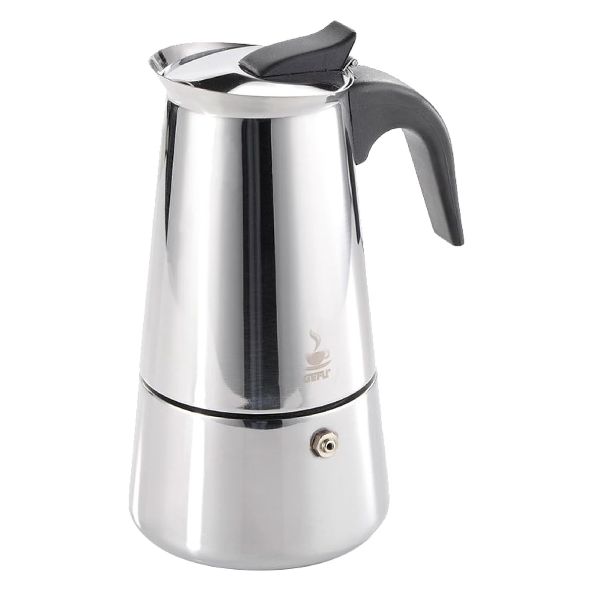 gefu-espressokocher-emilio-f-r-4-tassen-edelstahl-mokkakanne-f-r-alle-herdarten image 1