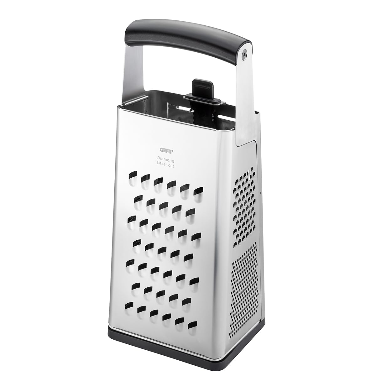 gefu-vierkantreibe-v-cut-edelstahl-7-in-1-mit-verstellbarem-hobel-und-auffangbeh image 6
