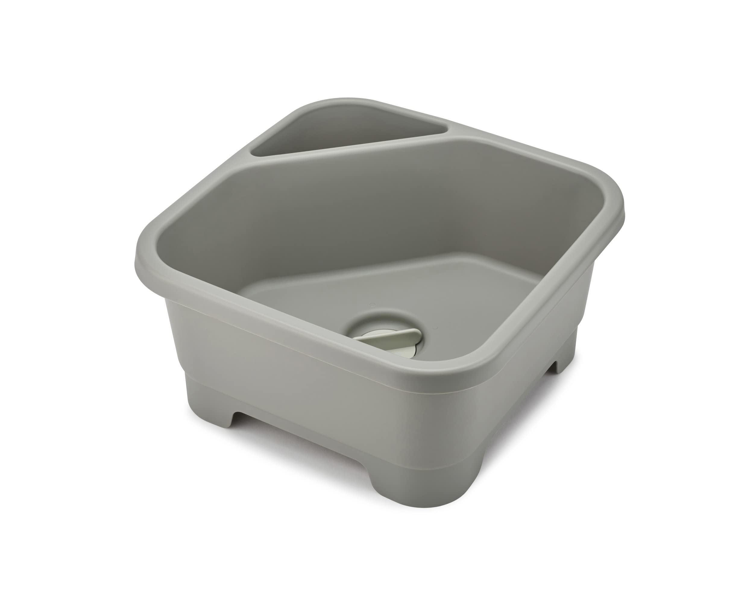 joseph-joseph-duo-quadratische-sp-lsch-ssel-mit-integriertem-abfluss-grau image 1